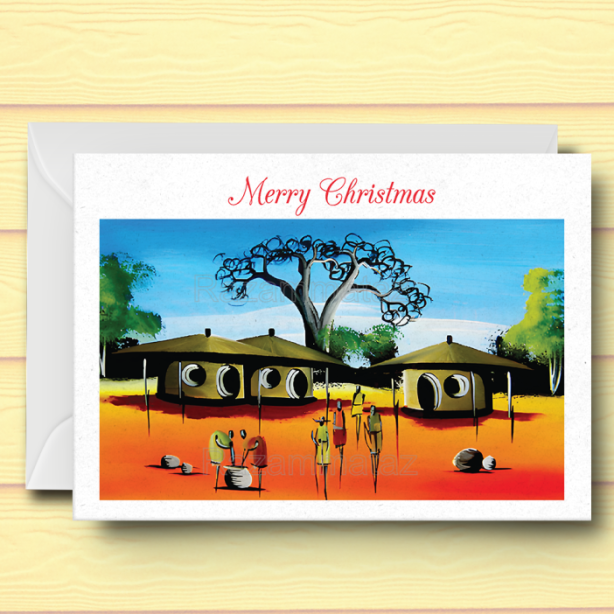 African Christmas Card D